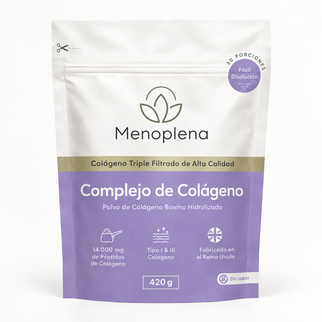 Colágeno + Proteína para la Menopausia · 420 g (30 tomas)